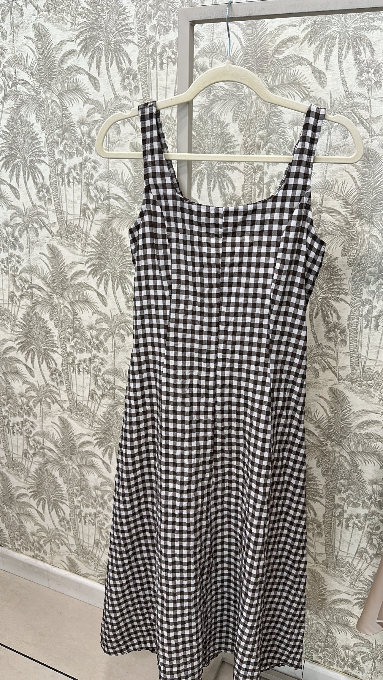 VESTIDO VICHY TIRANTES