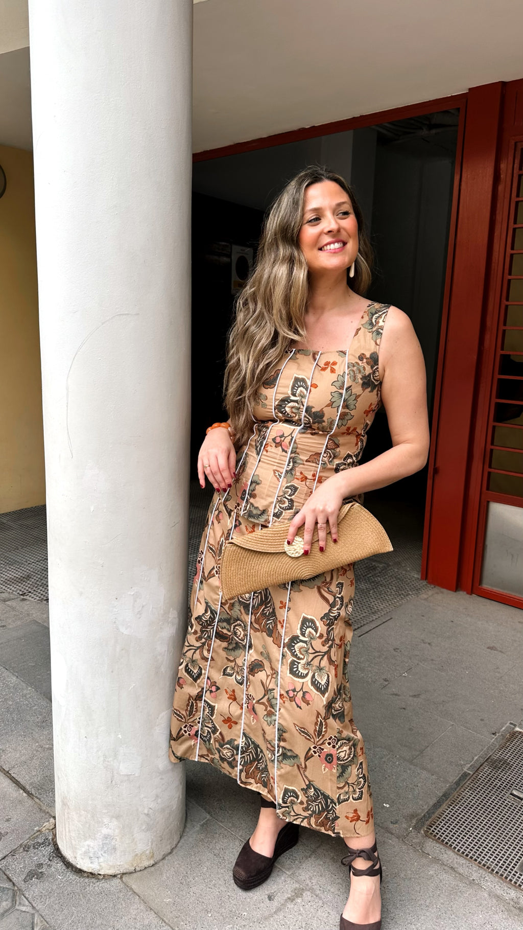 FALDA ESTAMPADO RIBETE 2 PIEZAS