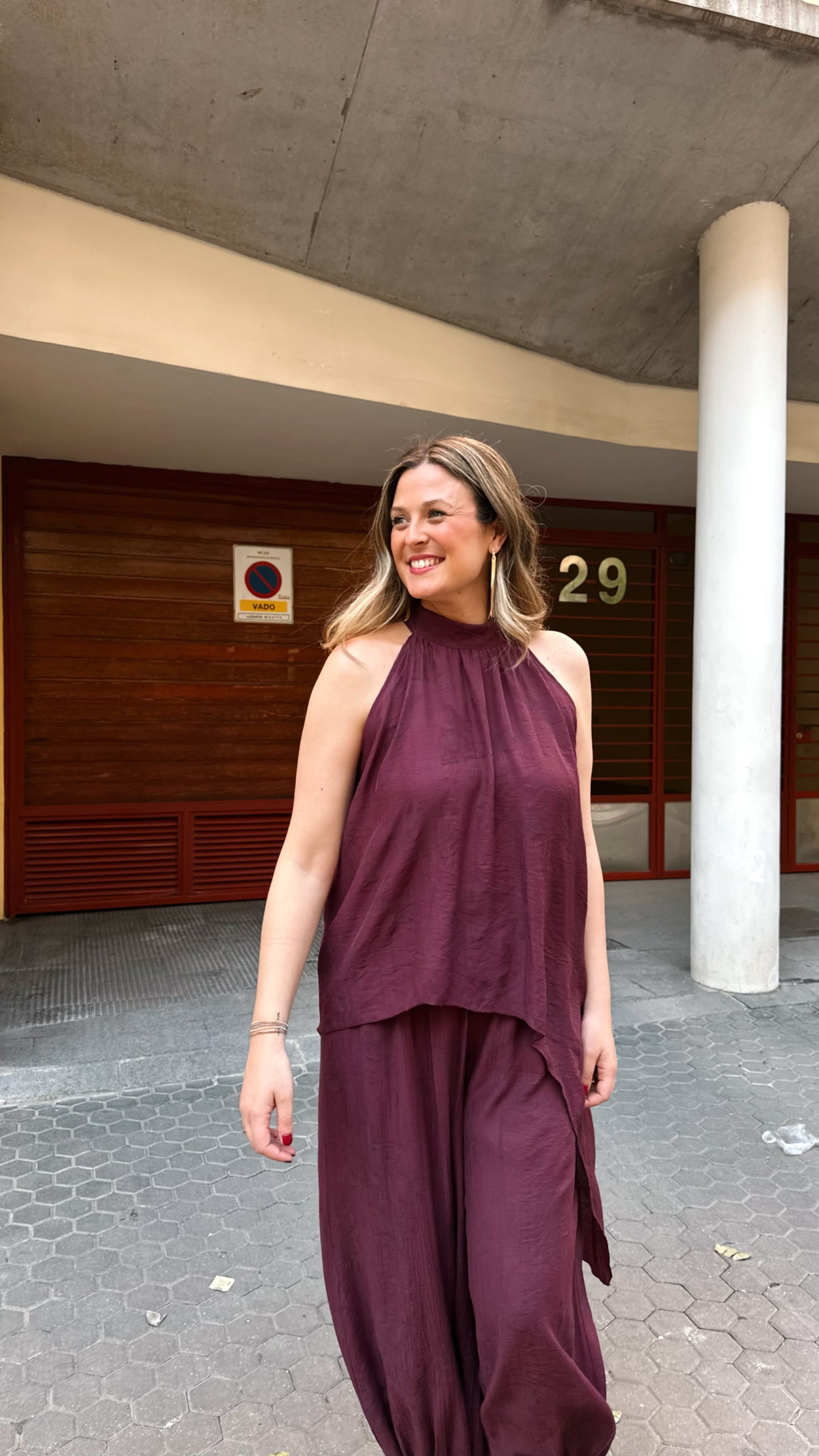 CONJUNTO HALTER BOMBACHO