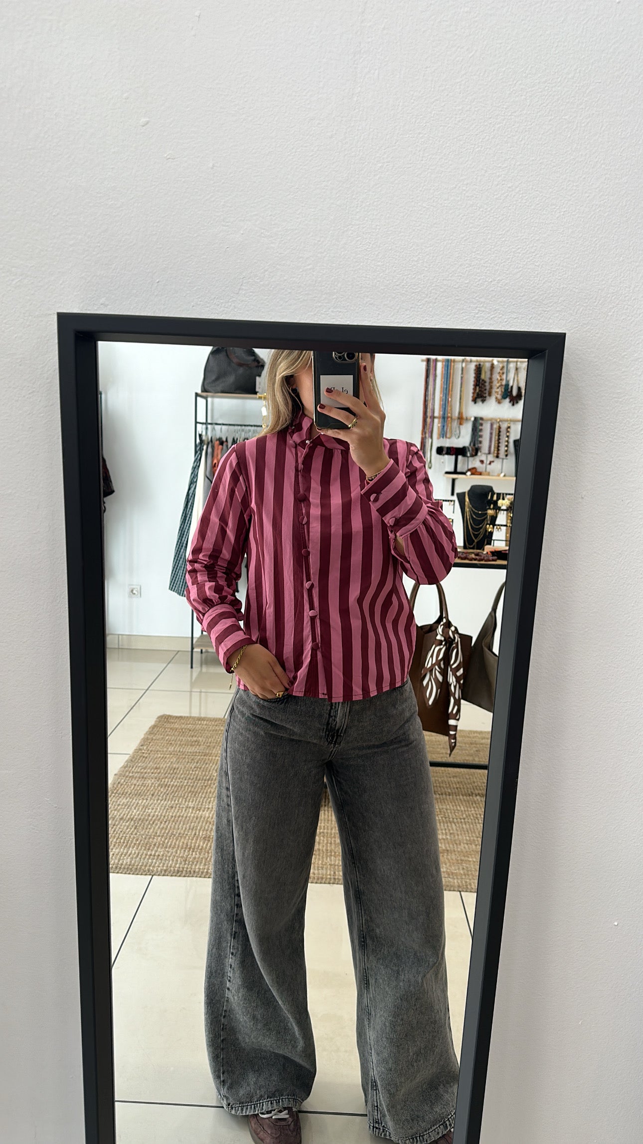 BLUSA BOTONADURA ESTAMPADA