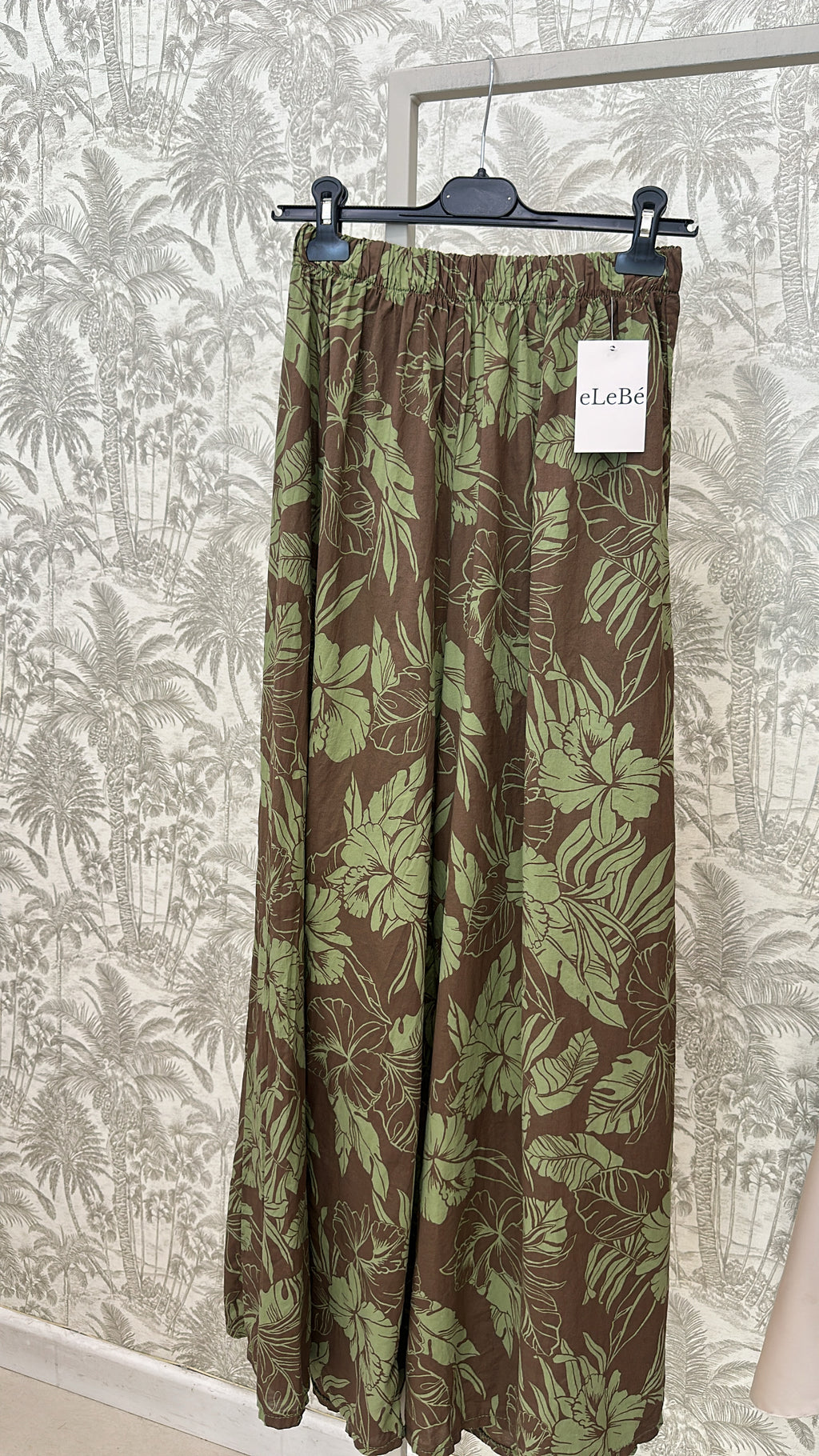 PANTALÓN ANCHO ESTAMPADO FLOR