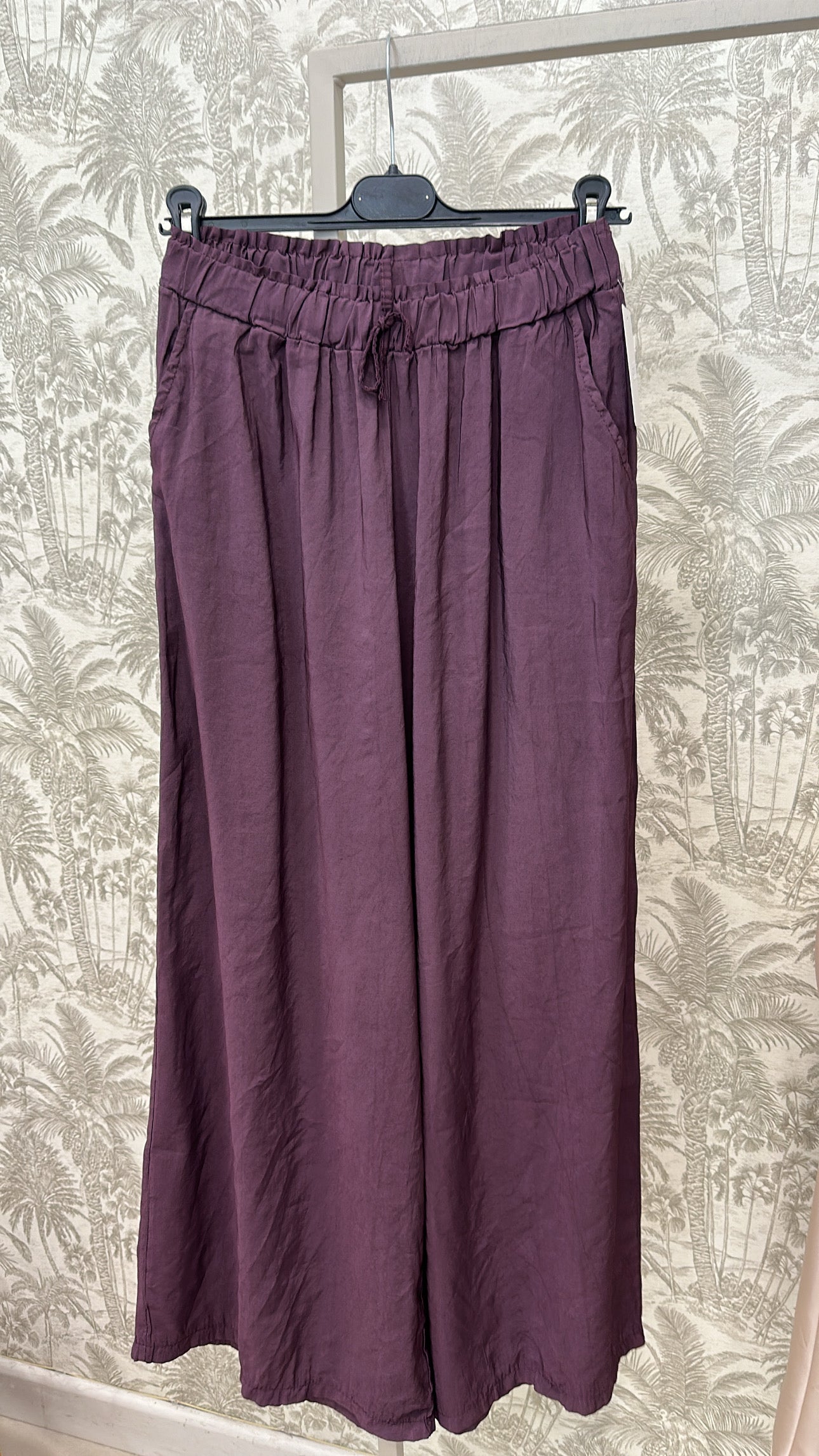 PANTALÓN FLUIDO BÁSICO CINTURA ELÁSTICA