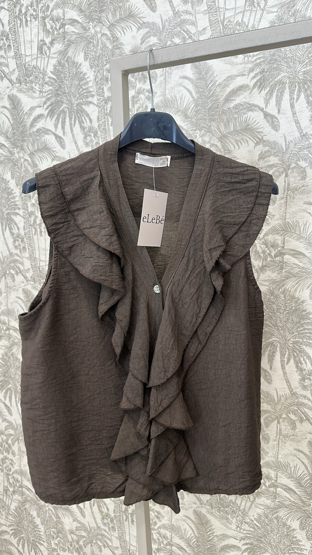 BLUSA PICO SISA VOLANTE BOTONES