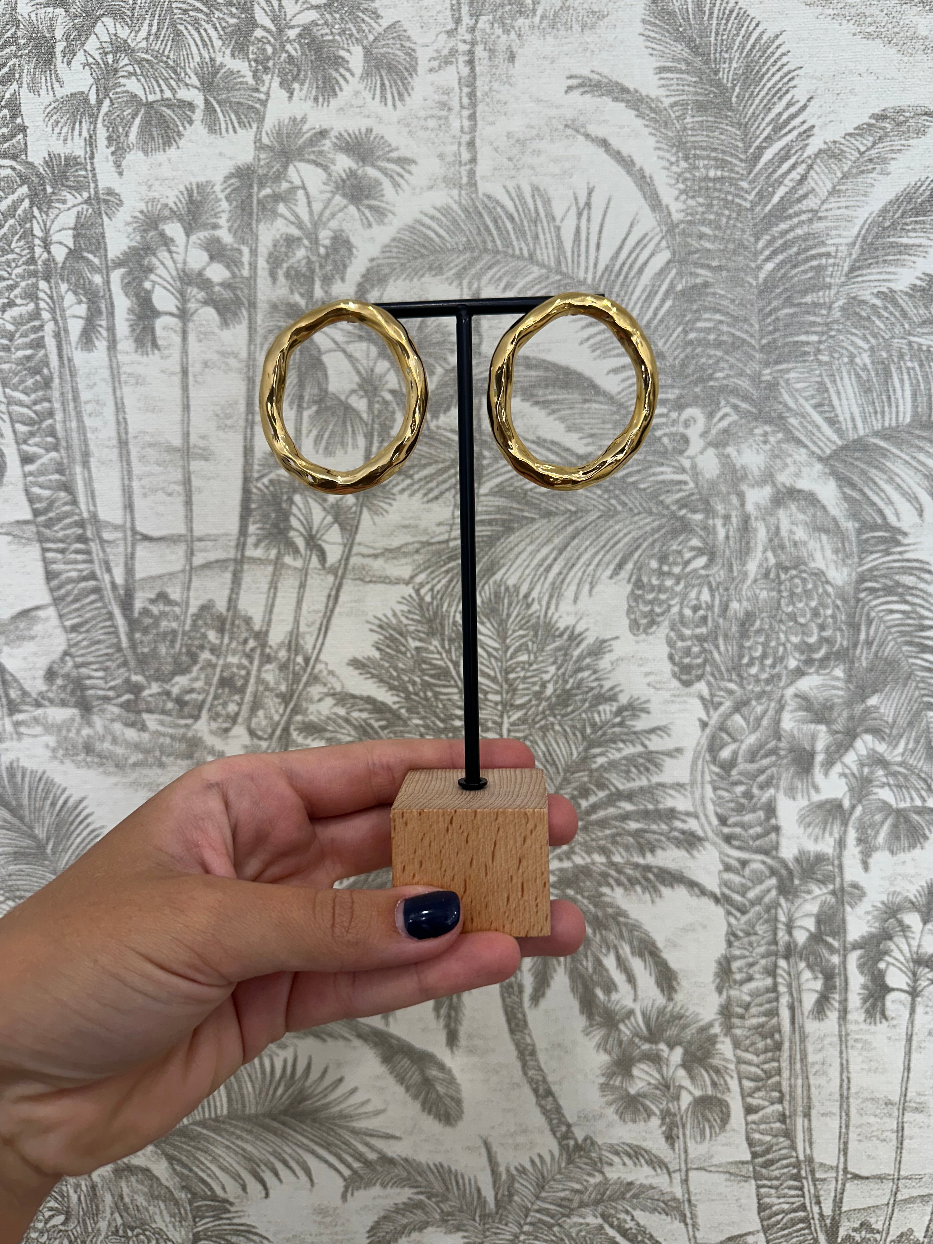 Pendiente aro frontal