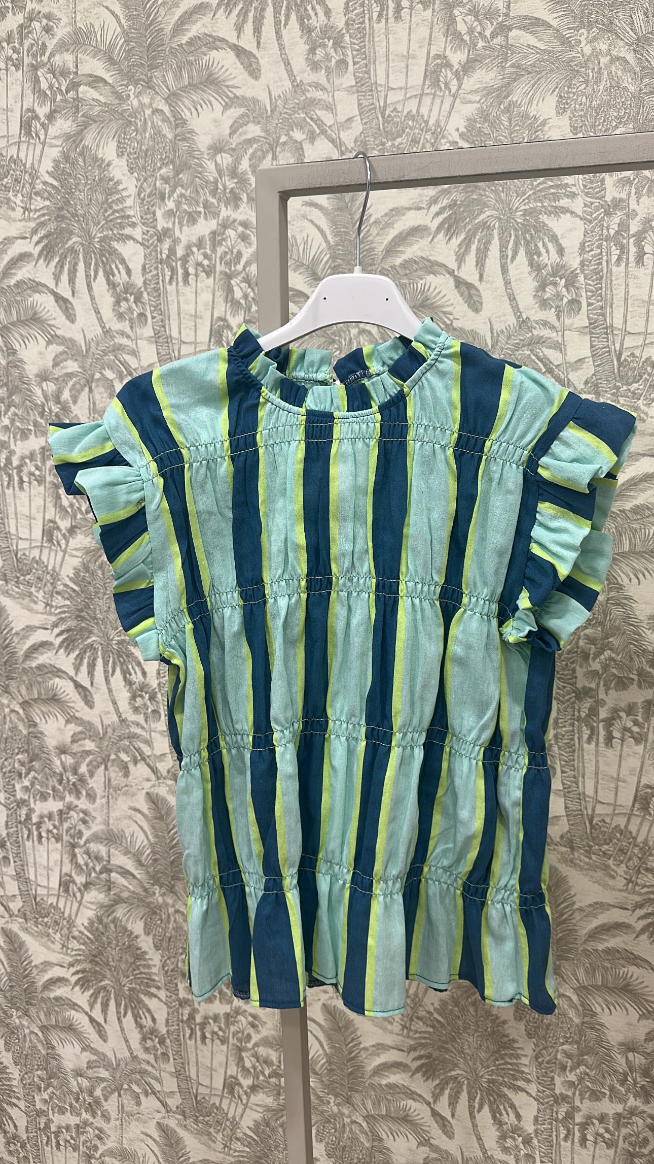 BLUSA NIDO FLUOR RAYAS