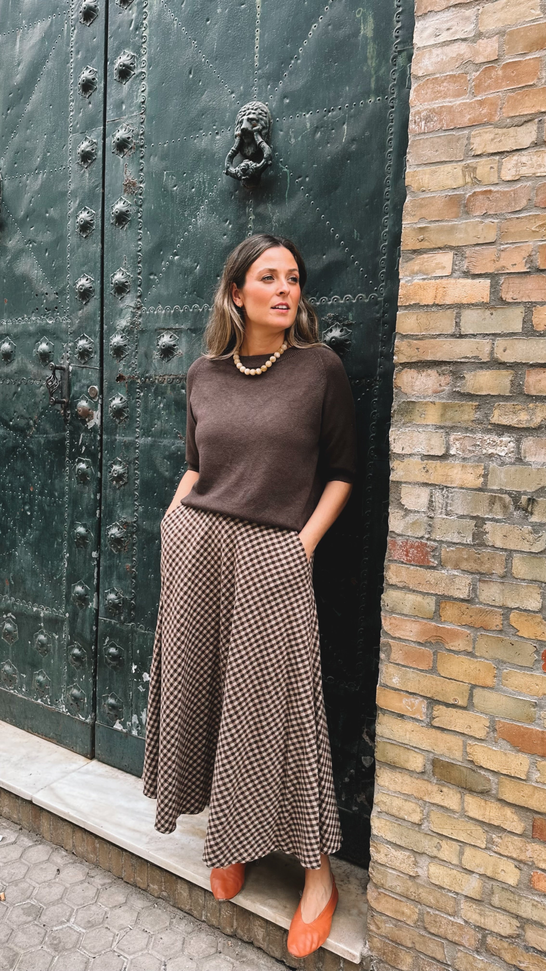 FALDA PAÑO EVASÉ CUADROS