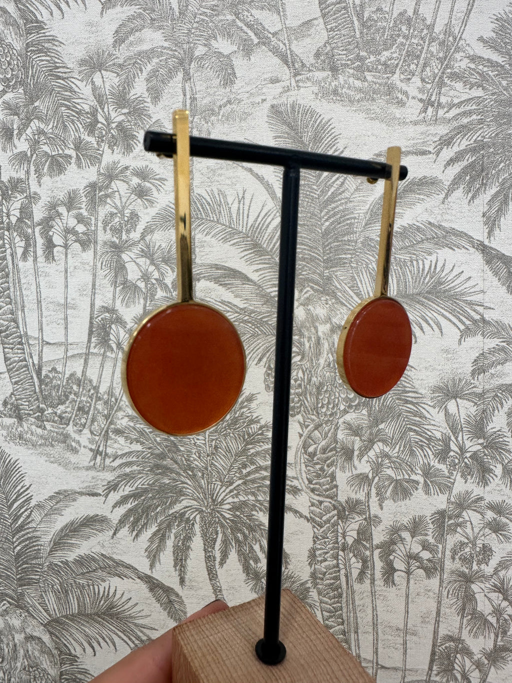 Pendiente círculo plano