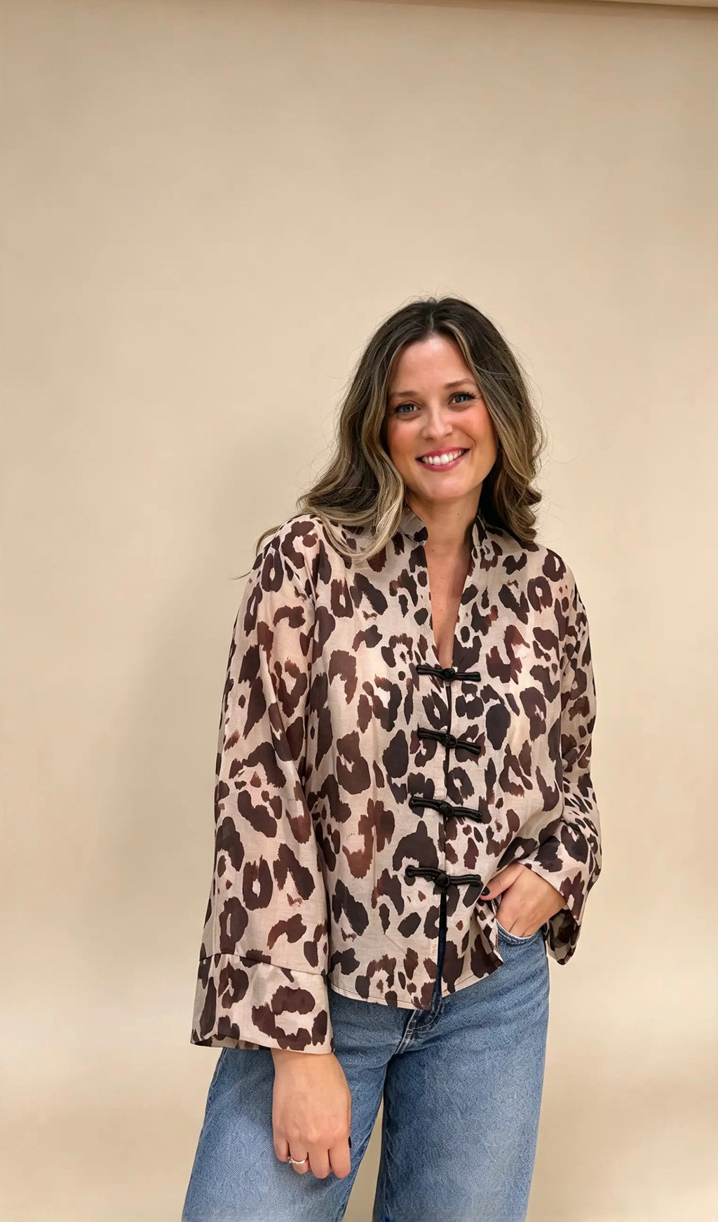 BLUSA PRINT CIERRE JAPONÉS