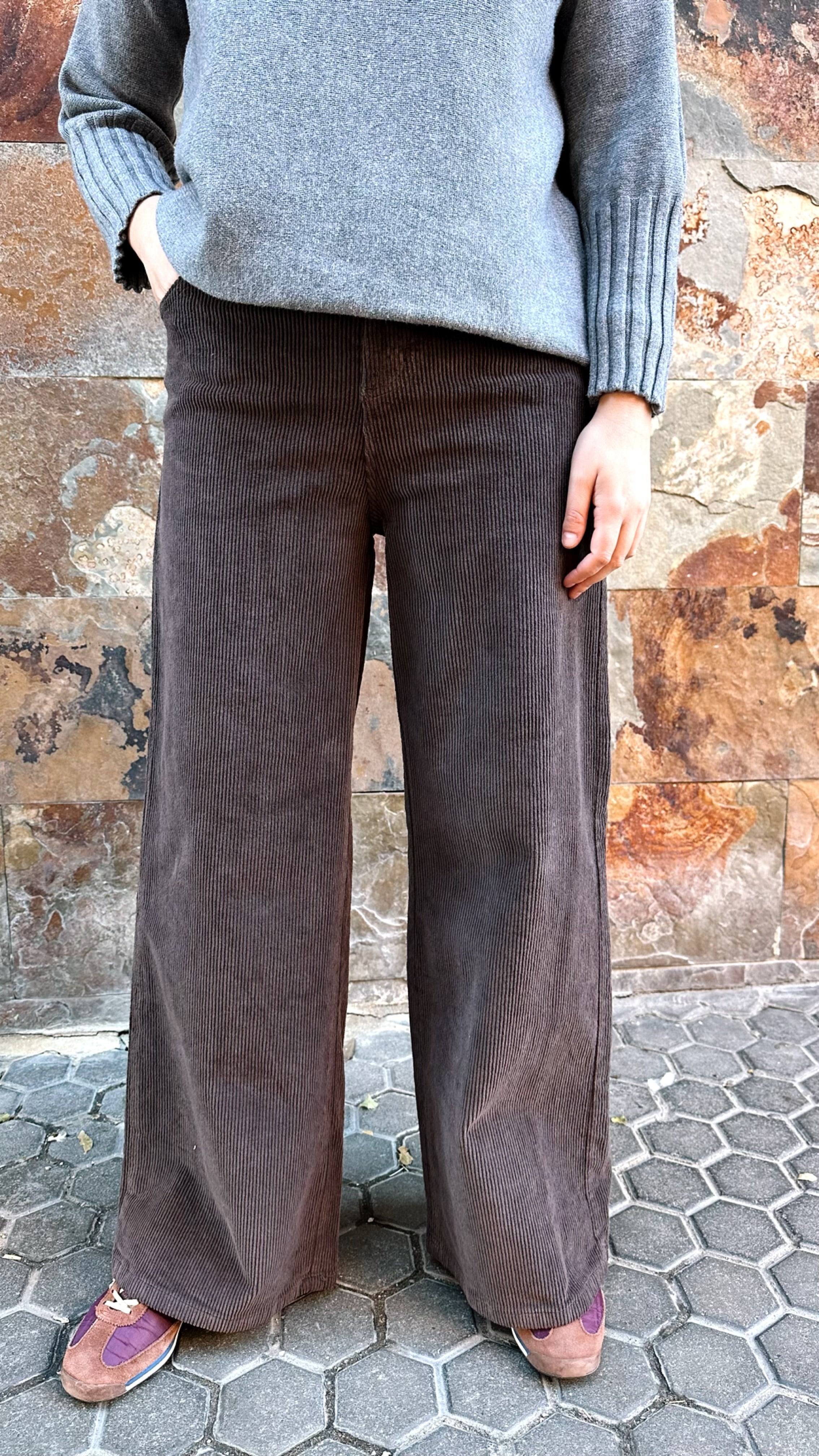 PANTALON PANA RECTO BOLSILLOS