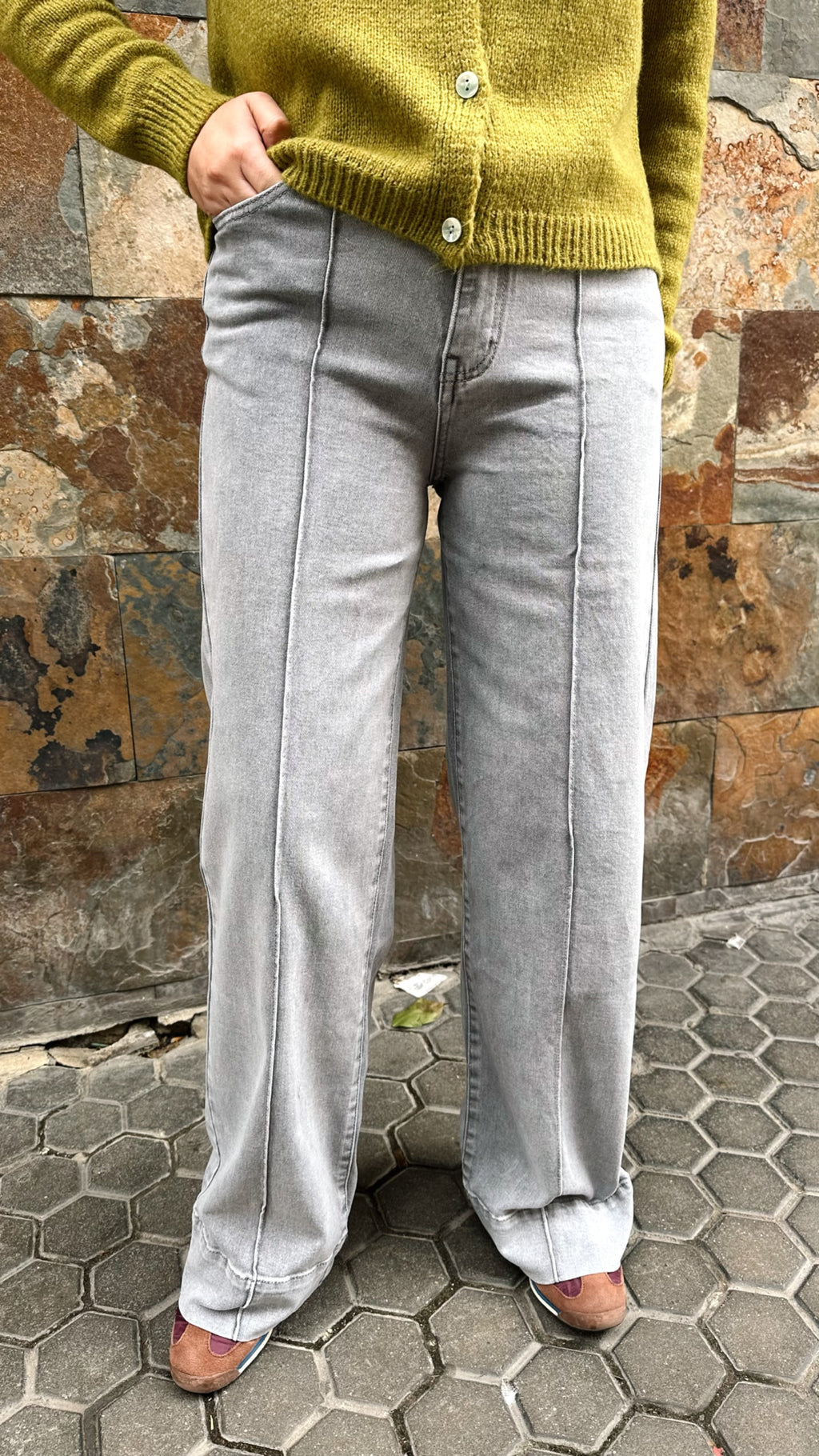 VAQUERO GREY COSTURA