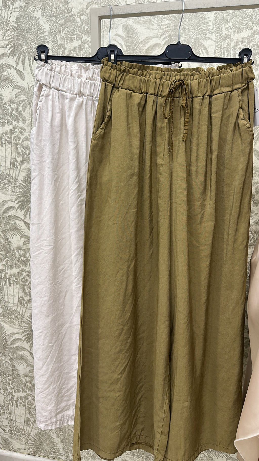 PANTALÓN FLUIDO BÁSICO CINTURA ELÁSTICA