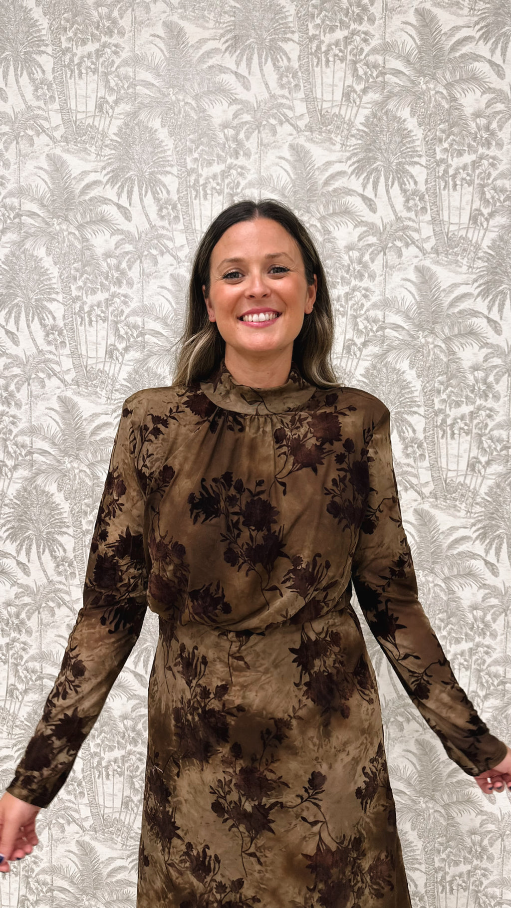 VESTIDO FIESTA VELVELT FLOR