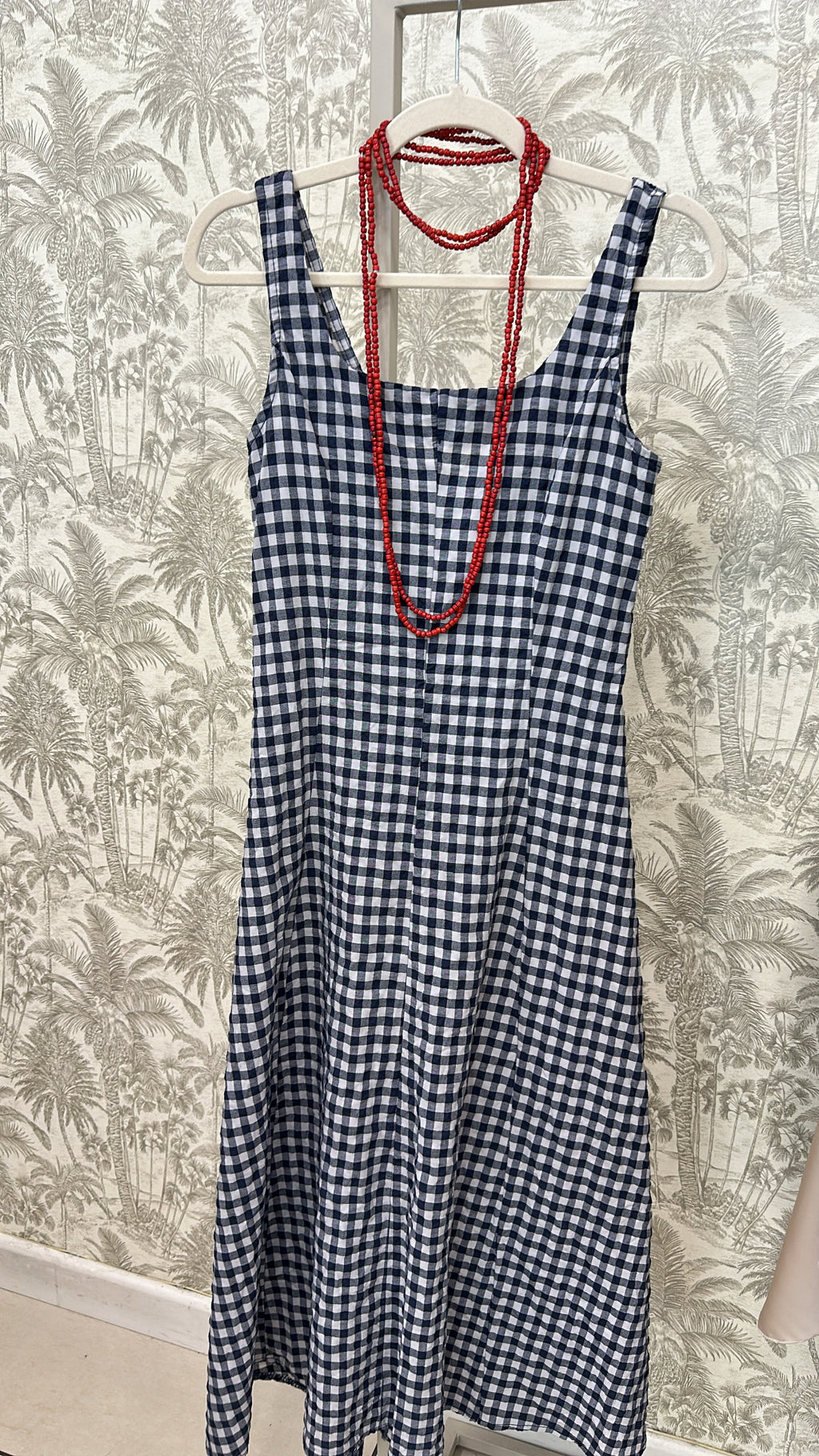 VESTIDO VICHY TIRANTES