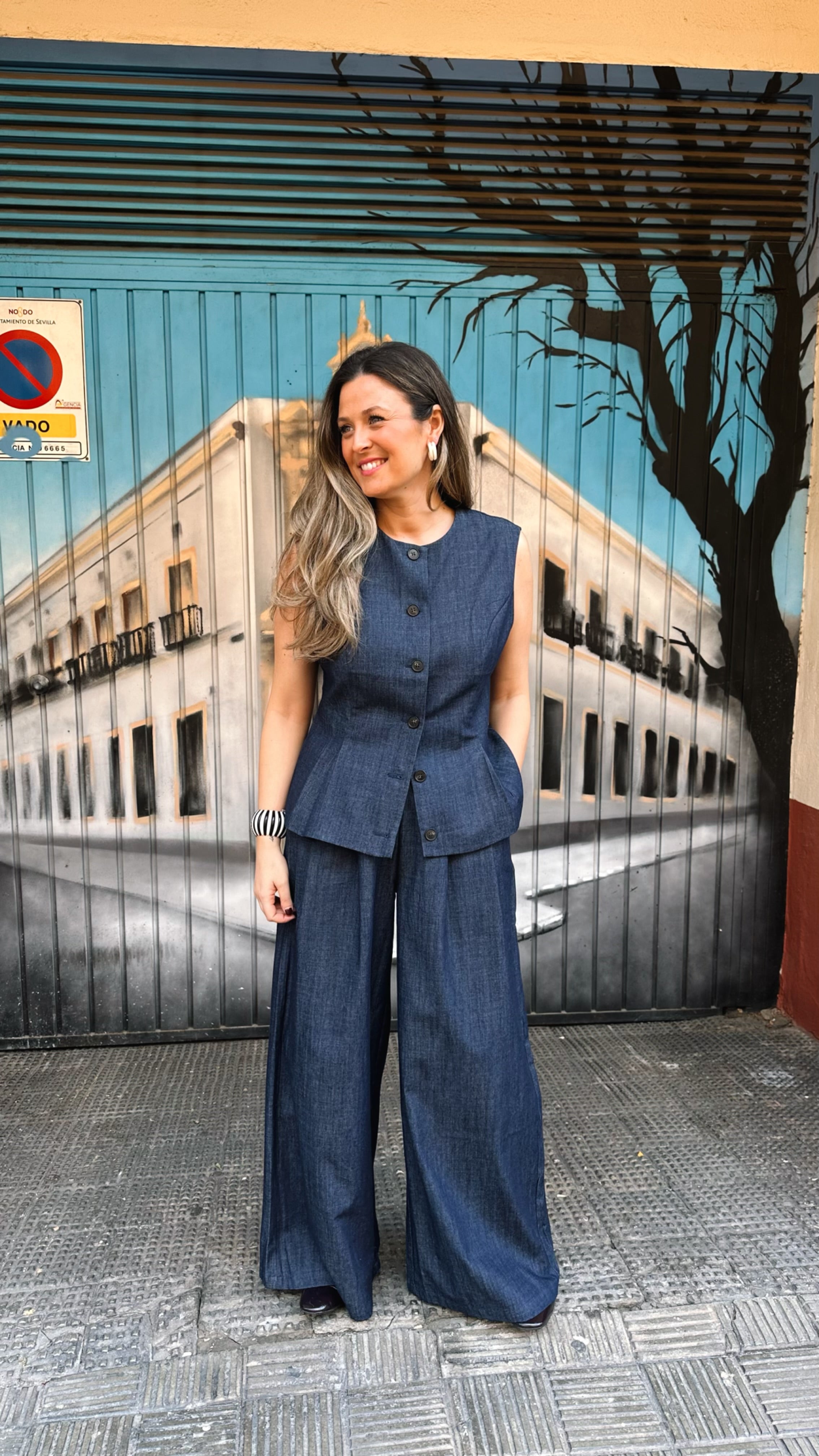 PANTALÓN PINZA VAQUERO