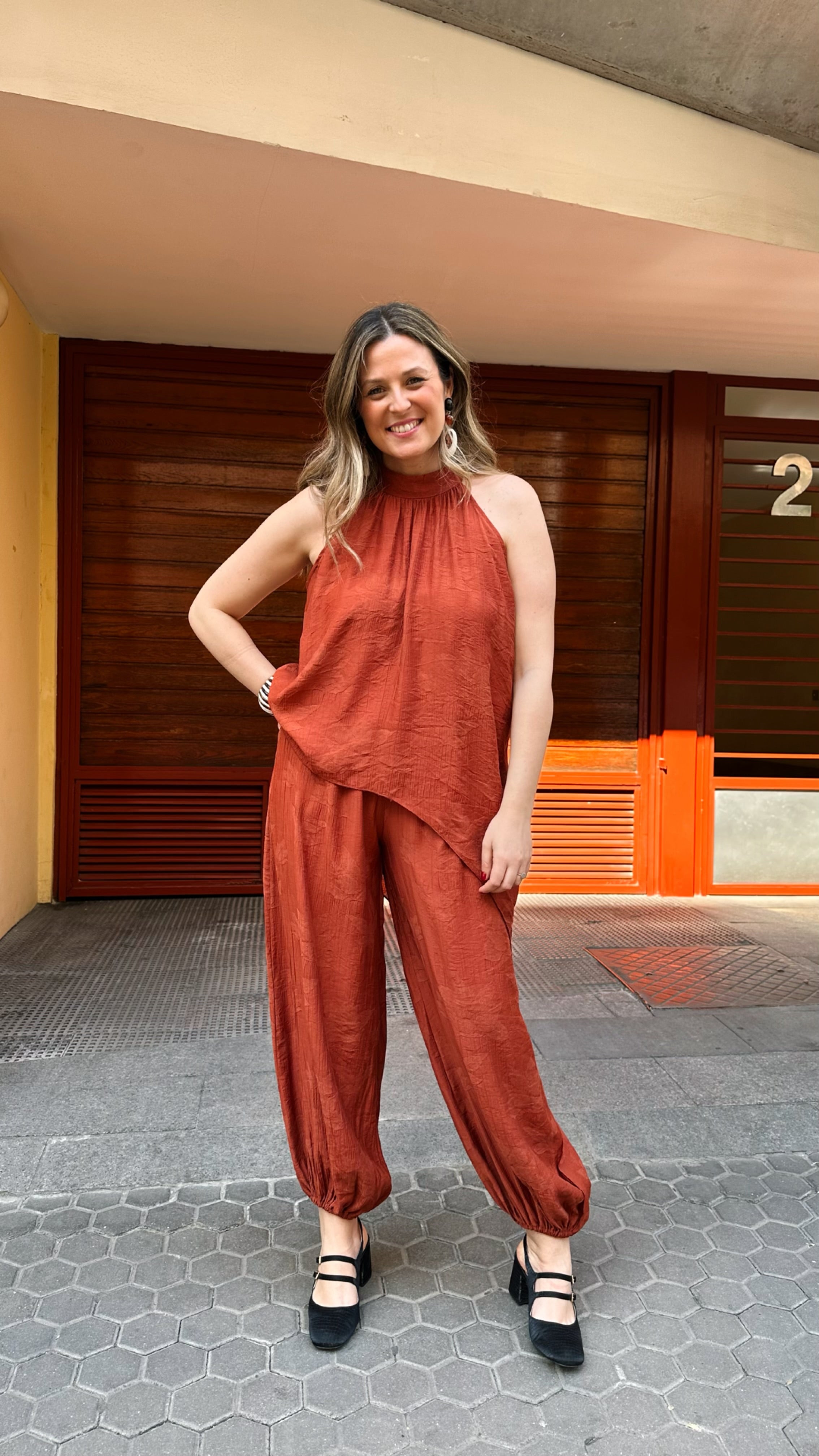 CONJUNTO HALTER BOMBACHO