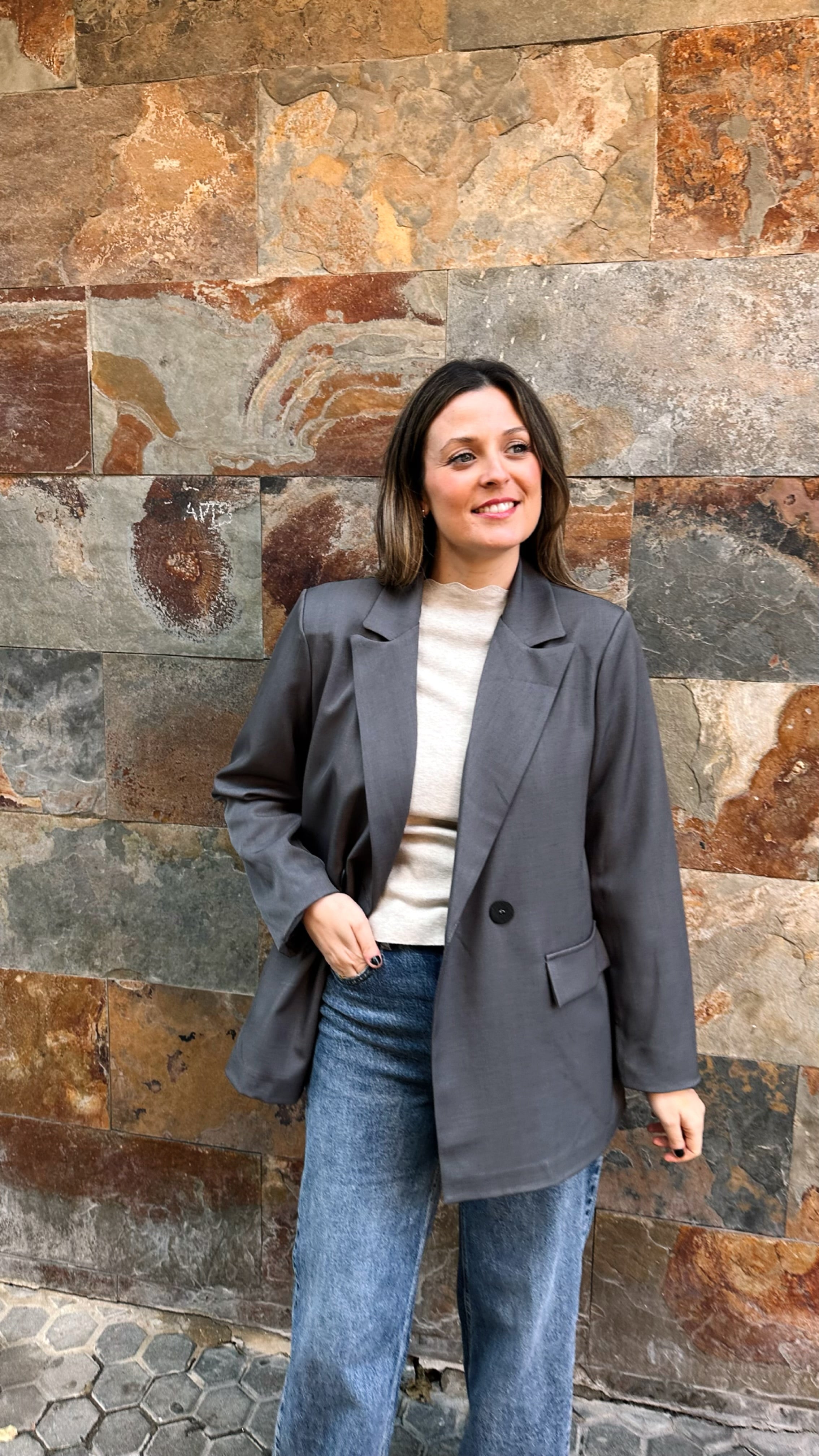 CHAQUETA BLAZER OVER