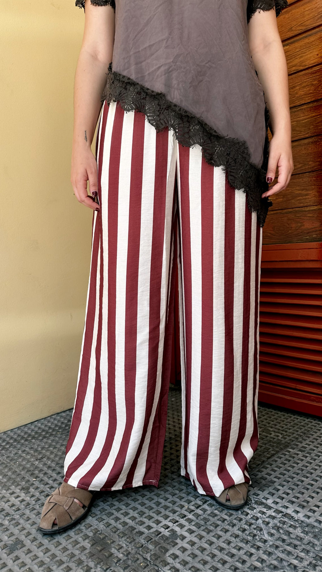 PANTALÓN FLUIDO RAYAS ANCHAS