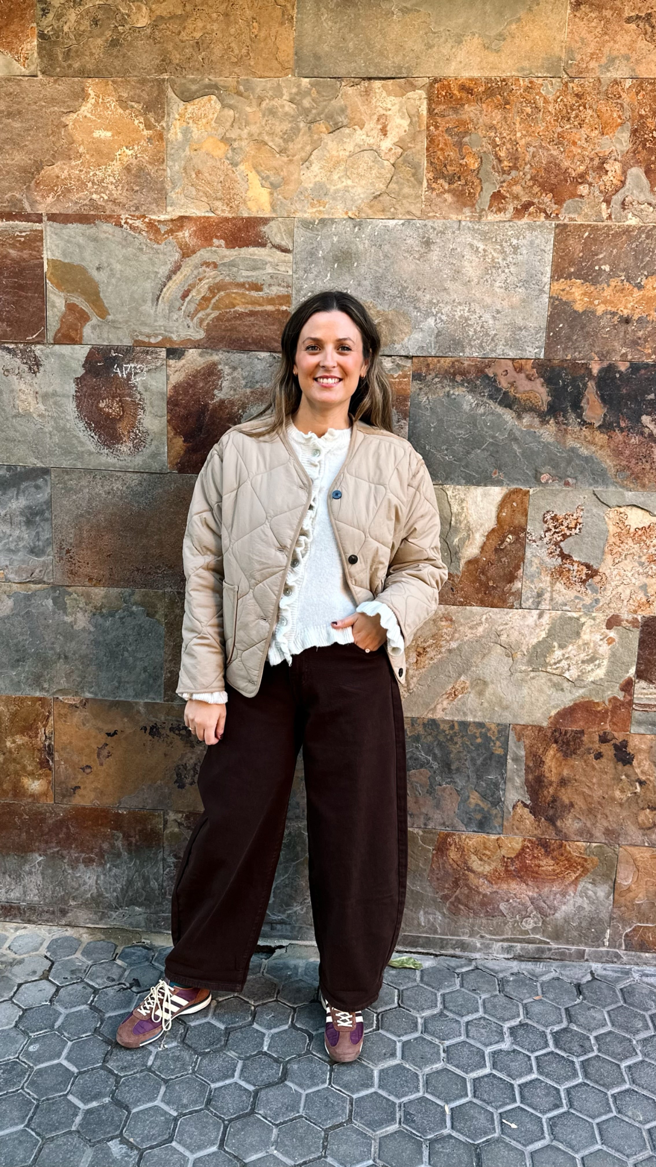 CHAQUETA ACOLCHADA SIN CUELLO