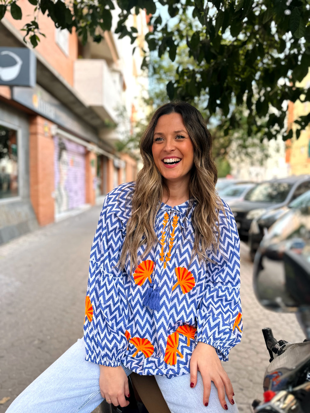 BLUSA INDIA FLUOR