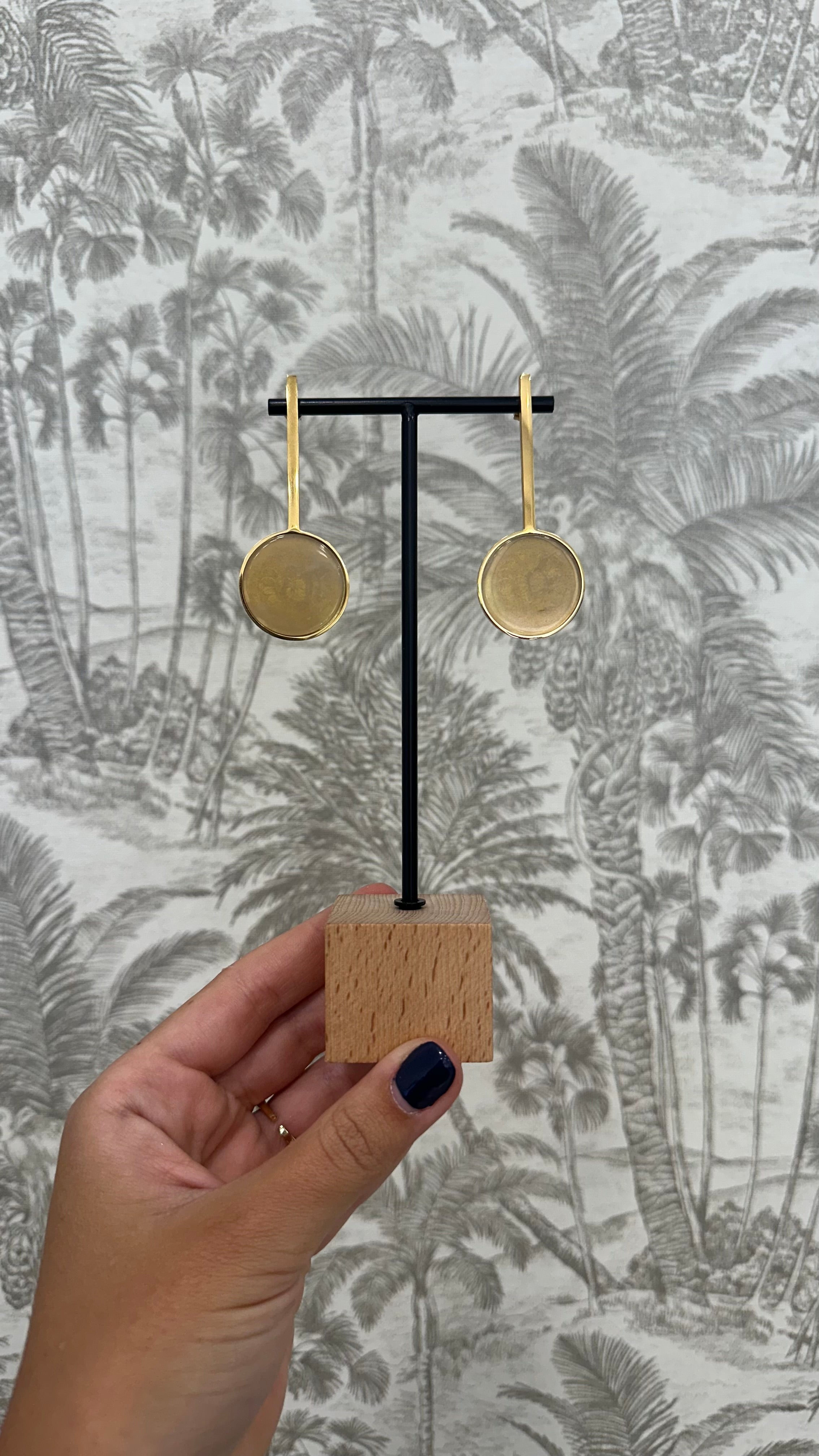 Pendiente círculo plano