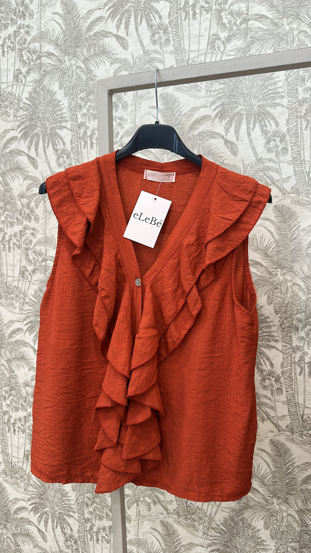 BLUSA PICO SISA VOLANTE BOTONES