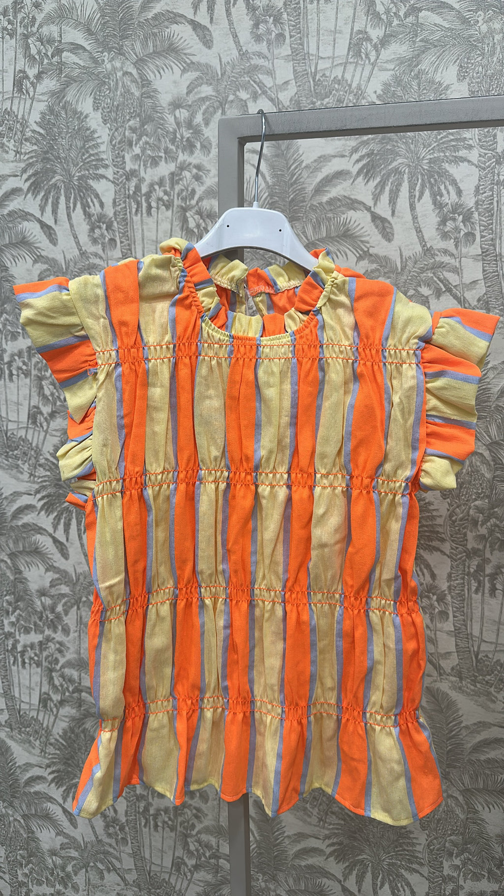 BLUSA NIDO FLUOR RAYAS