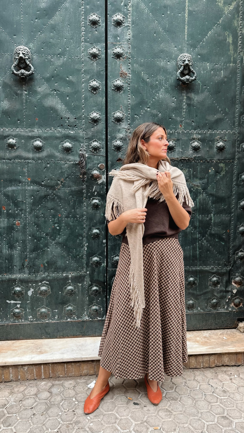 FALDA PAÑO EVASÉ CUADROS