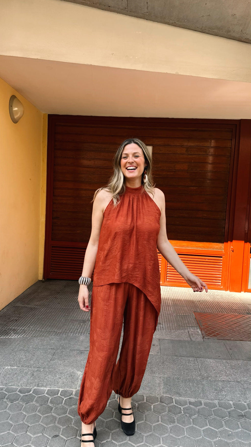 CONJUNTO HALTER BOMBACHO