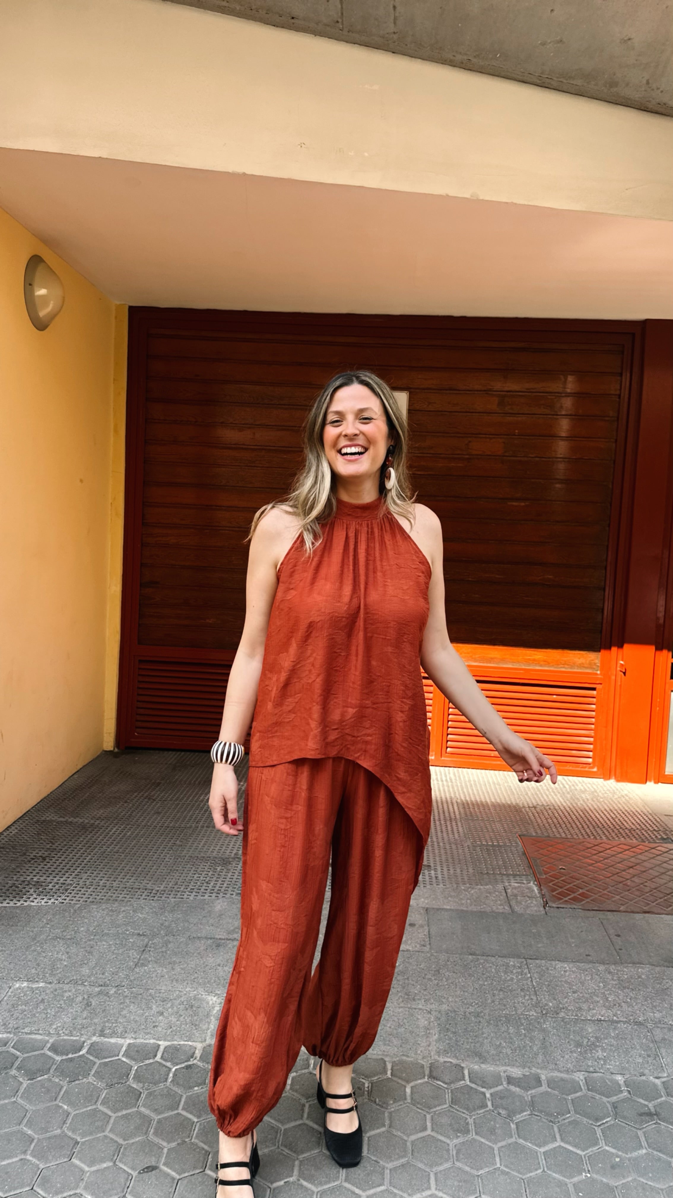 CONJUNTO HALTER BOMBACHO