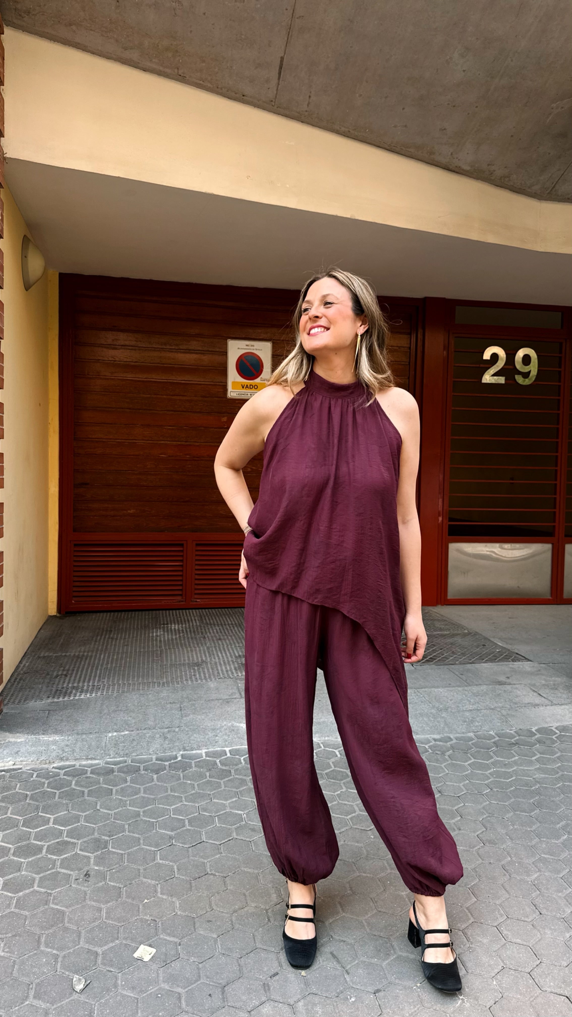 CONJUNTO HALTER BOMBACHO