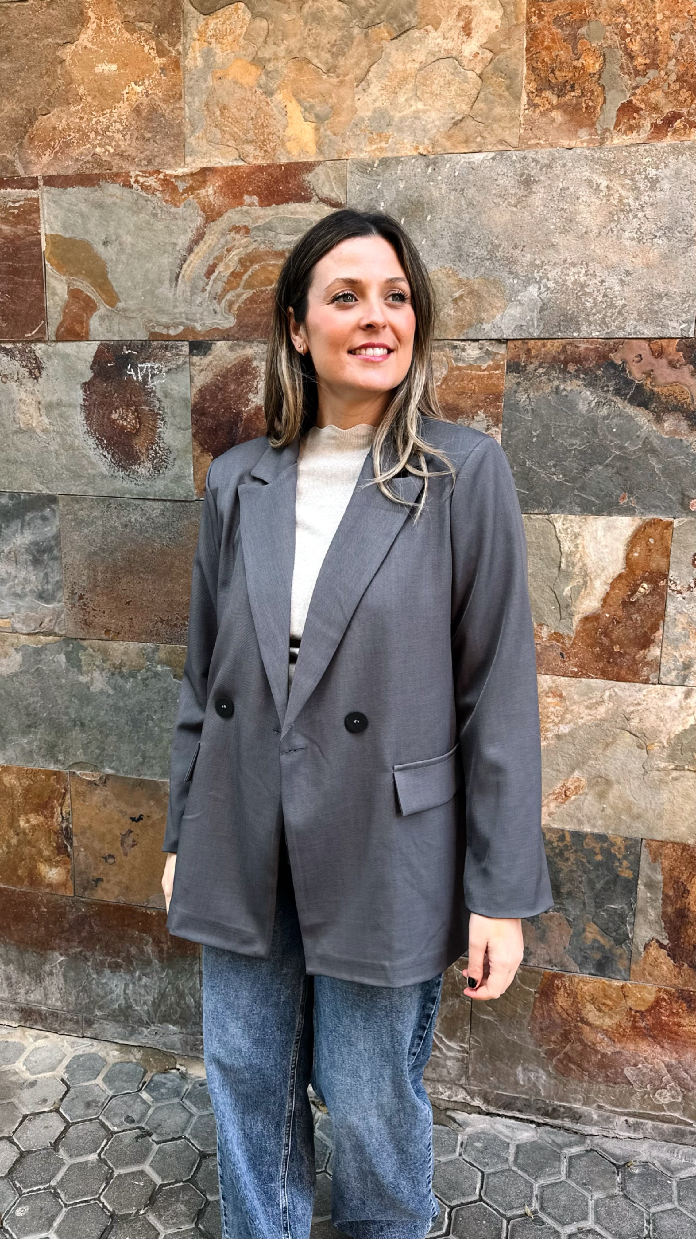 CHAQUETA BLAZER OVER