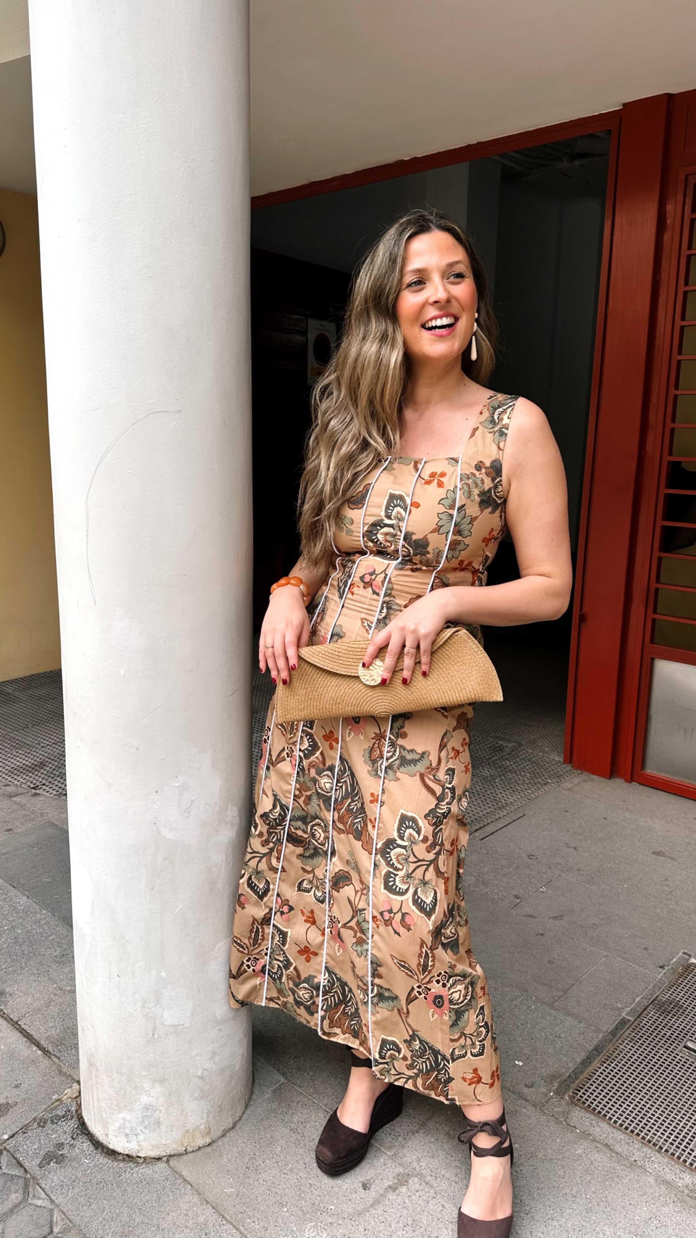 FALDA ESTAMPADO RIBETE 2 PIEZAS
