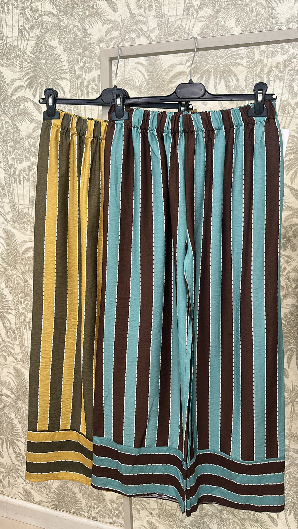 PANTALÓN FLUIDO RAYAS LÍNEA PESPUNTE
