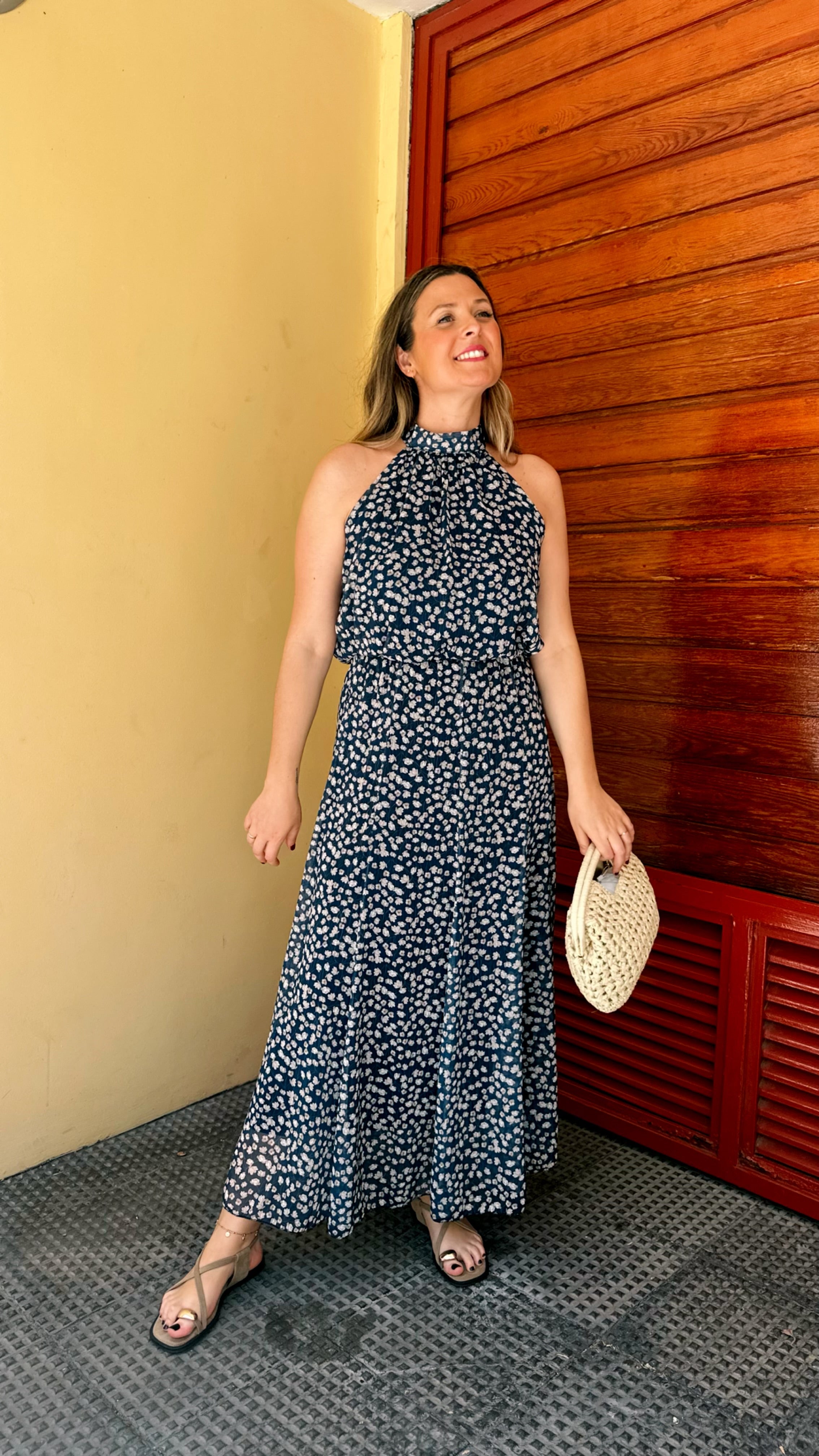 FALDA GASA ESTAMPADO FLOR