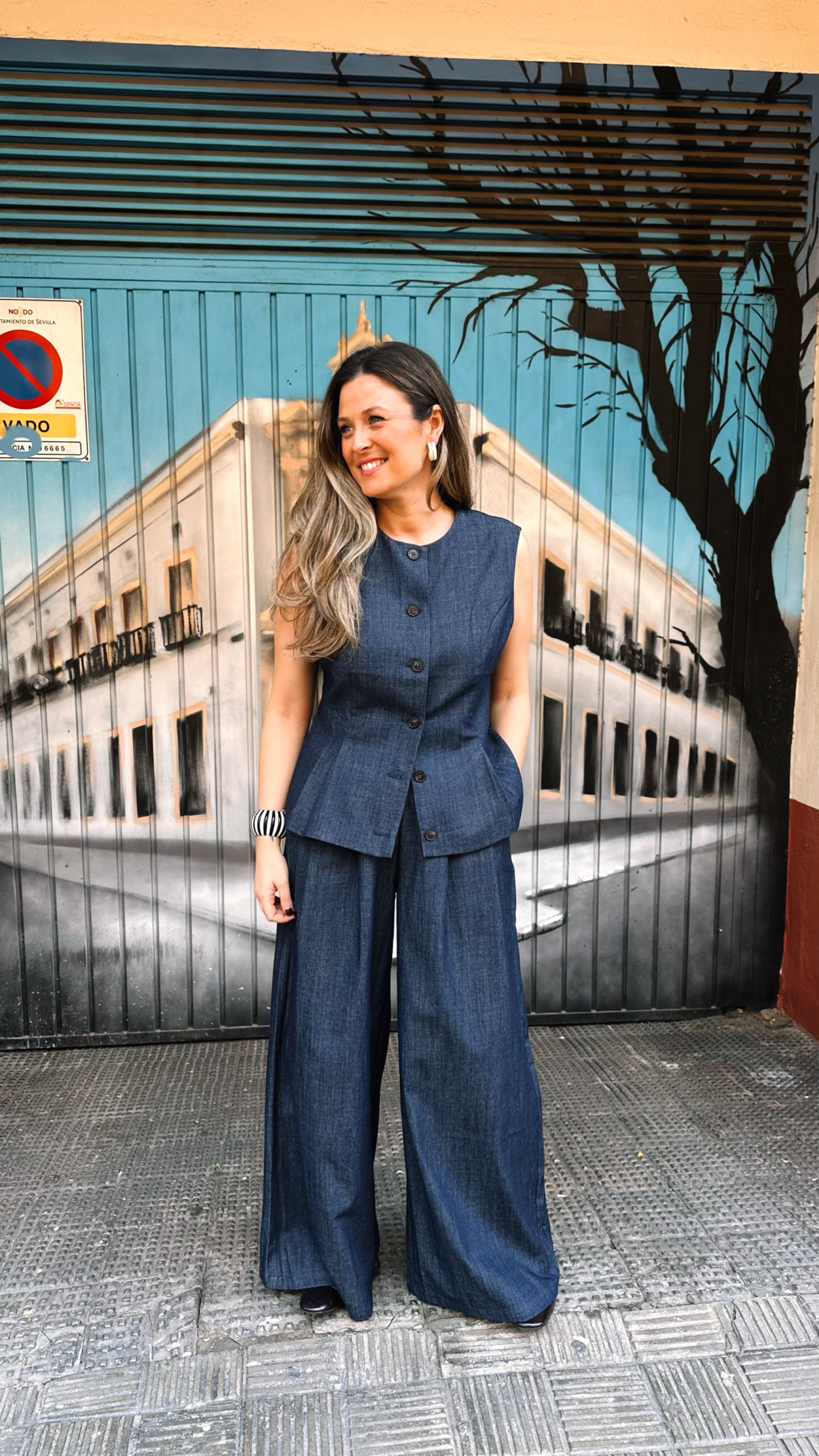 PANTALÓN PINZA VAQUERO