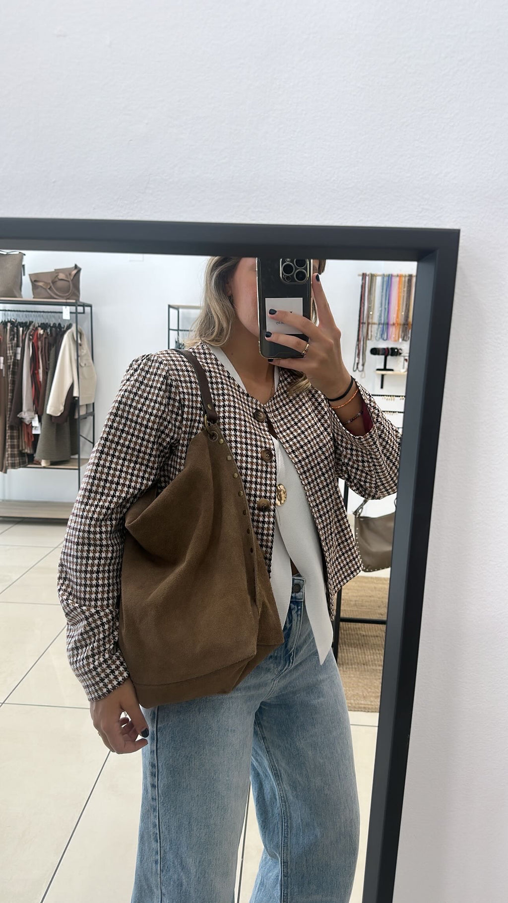 BOLSO PIEL ANTE TACH