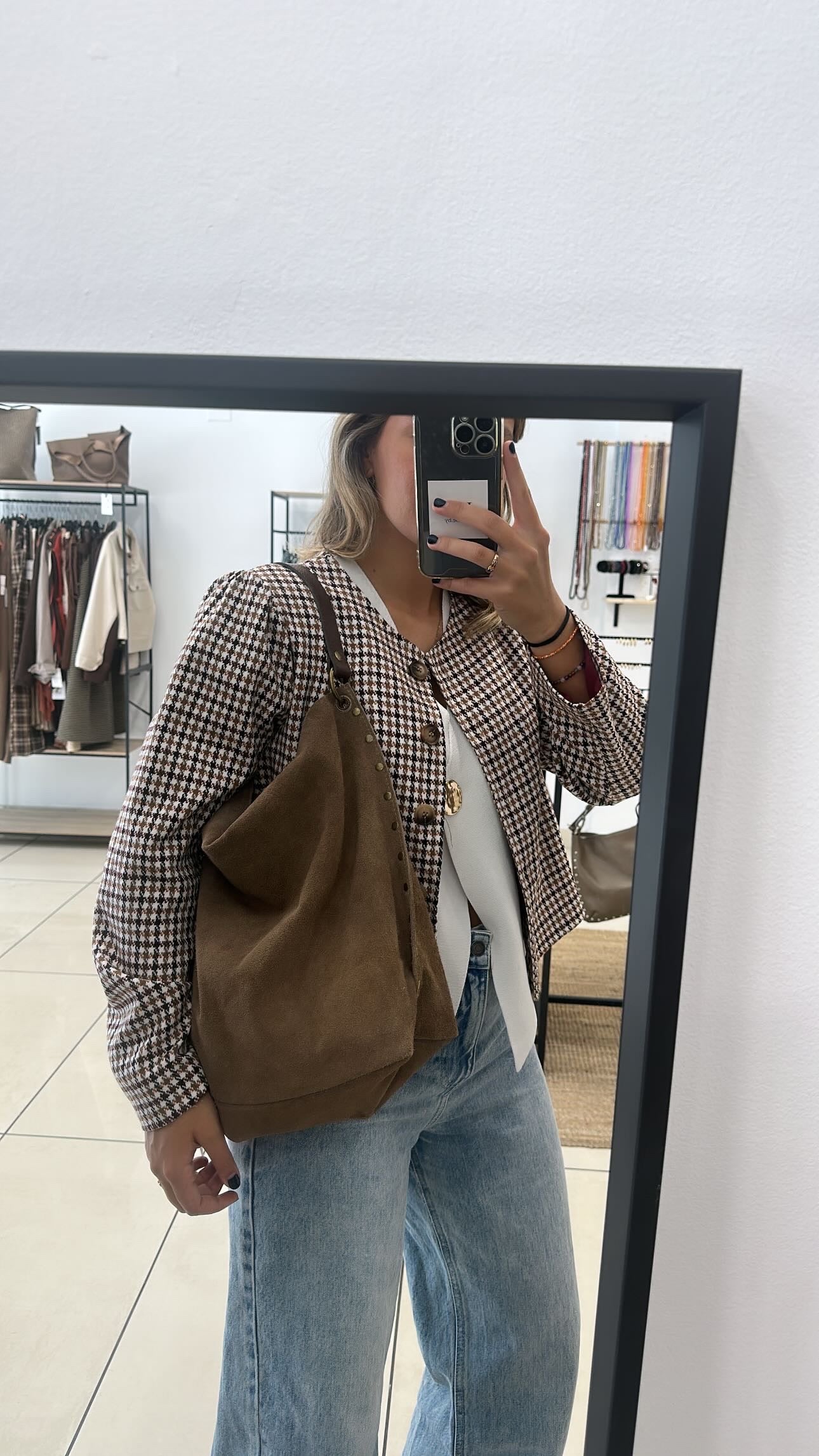 BOLSO PIEL ANTE TACH